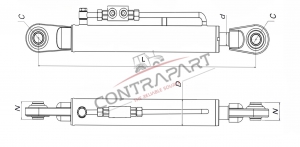 Hydraulic Toplink <br>Heavy Type With Ball