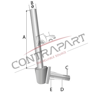 Mangueta Case 585 Derecha-Izquierda 38.6 Cm
