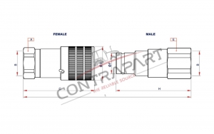 Hydraulic Flat Face Quick Coupling