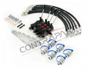 Hydraulic Remote Control Valve  Kit 6 Ports 