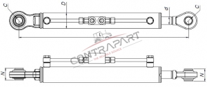 Hydraulic Toplink <br>Light Type With Ball