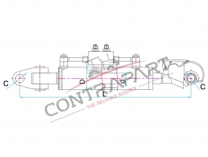 Hydraulic Toplink <br>Max. Heavy Type With Hook