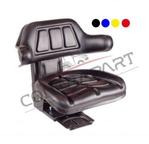 CTP-117 Tractor Seat With Armrest Sliding Base